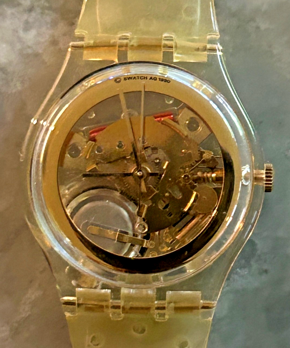 Swatch # 1 Club Special - Golden Jelly - GZ115 – 1990 - Gent | eBay