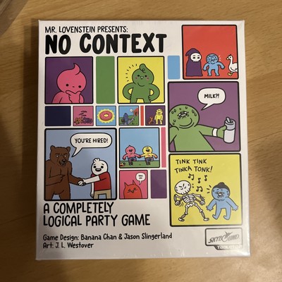 Mr Lovenstein Presents - Kein Kontext - Logisches Party Brettspiel Brandneu Banane C