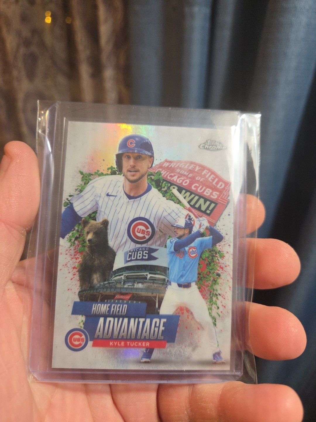 KYLE TUCKER 2025 TOPPS CHROME UPDATE HOME FIELD ADVANTAGE Chicago Cubs SP