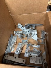 mounting brackets for trusses. 10 2x4, 1 2x6, 8 T brackets, 10 small 90degree.