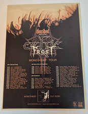 CELTIC FROST "The Monotheist Tour-North America" ~ Magazine Print/Promo Ad 2006