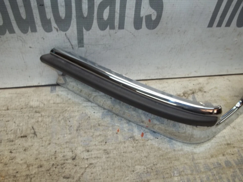 94-96 Cadillac Deville Base Chrome Driver Side Left Rear Bumper Rub Molding Trim - Image 3 of 4