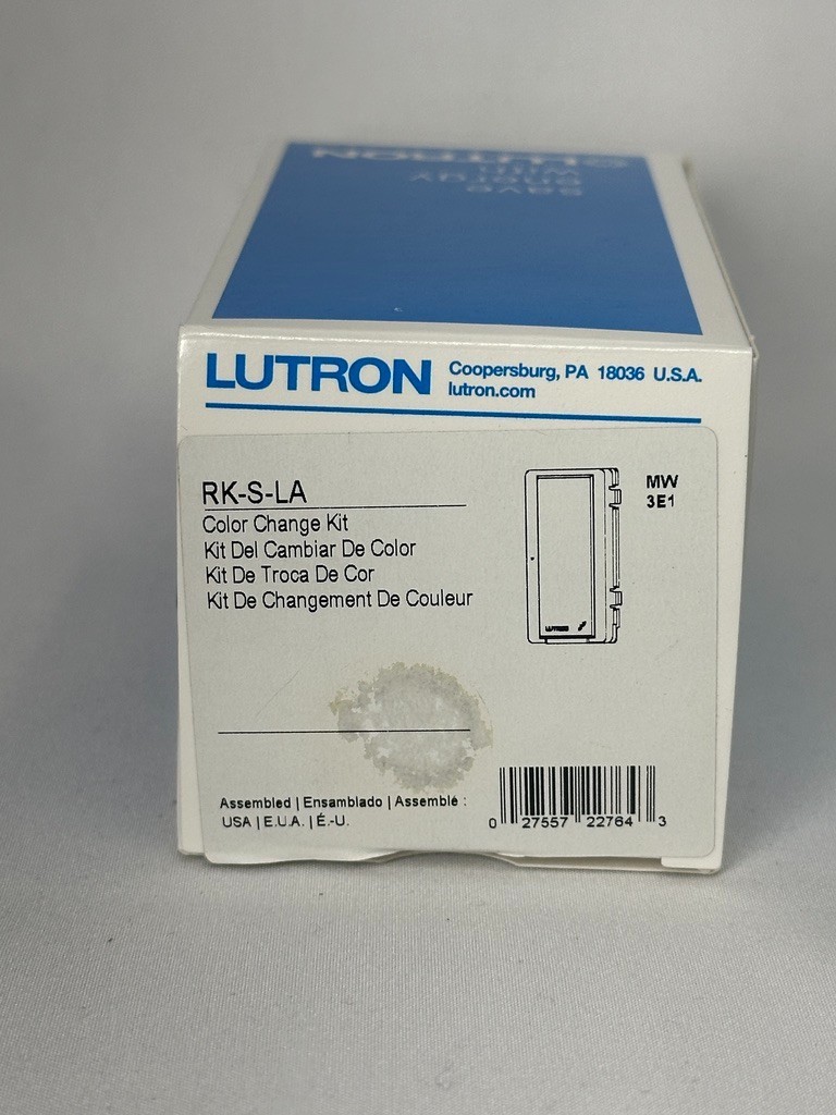 LUTRON Color Change Kit For RA 2 Remote Dimmer RK-S-LA Light Almond-New in Box