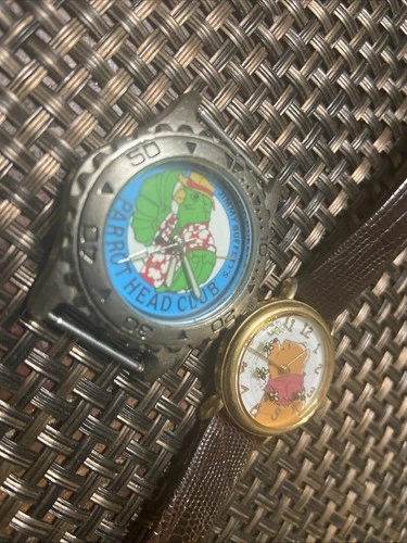 Vintage Parrot Head Club Watch & Winnie The Pooh Watch