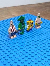 Lego The Flying Dutchman 3817 Minifigures Lot SpongeBob Patrick + Bonus 