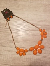 Paparazzi Accessories Jewelry Flair Affair Orange Necklace 113n