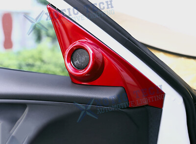 JDM A-Pillar Speaker Door Audio Cover Trim For Honda Civic 10th Gen 2016-2021