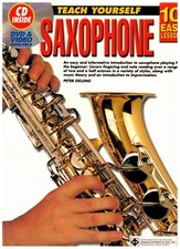 PROGRESSIVE TEACH YOURSELF SAXOPHONE MUSIC BOOK/CD 10 EASY LESSONS NEW ON SALE