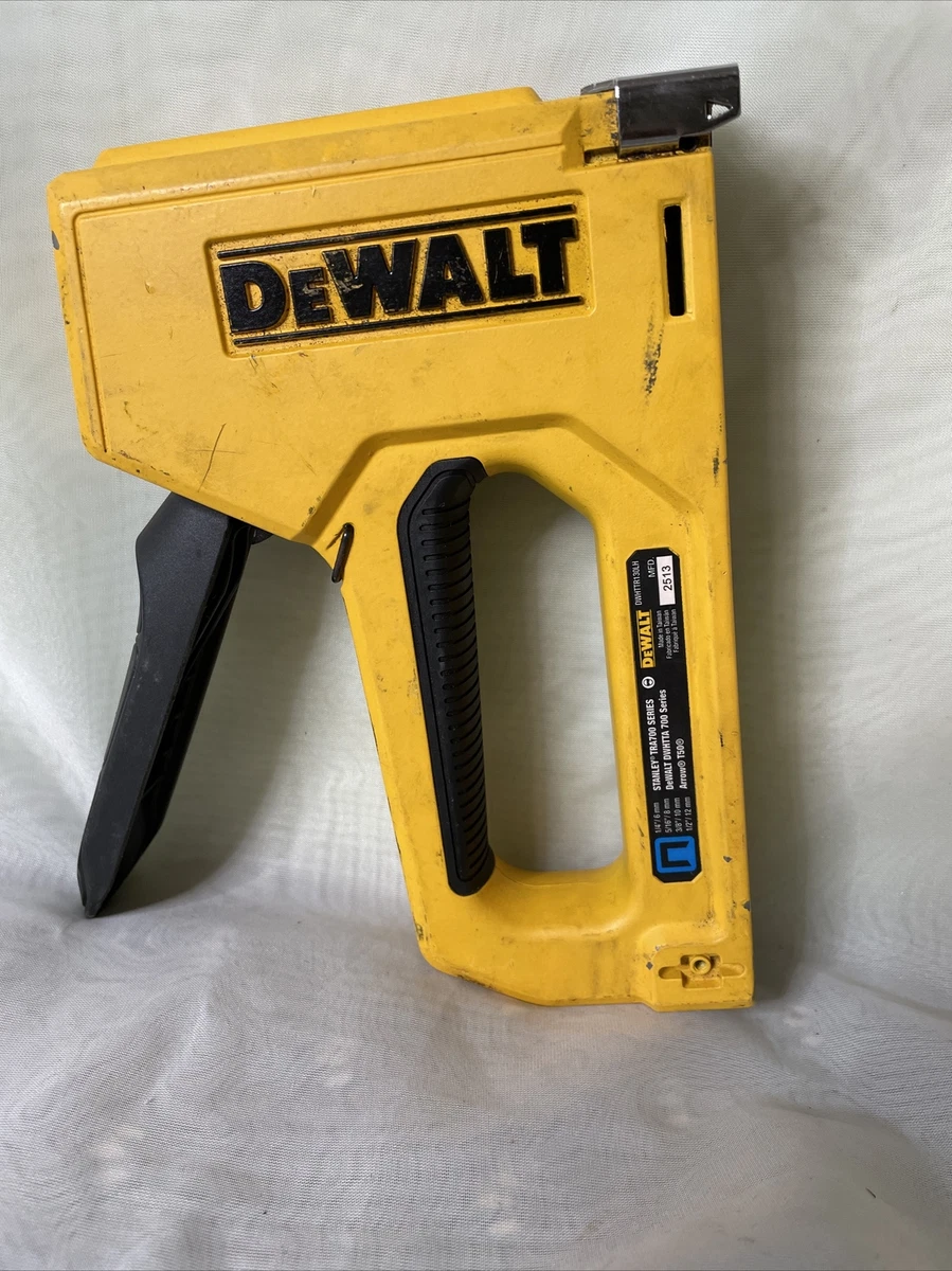 Dewalt Staple Gun Tra700 Series Compact Stapler 2513 Yellow eBay