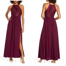 Morgan & Co Lace Sequin Gown Juniors Size 1