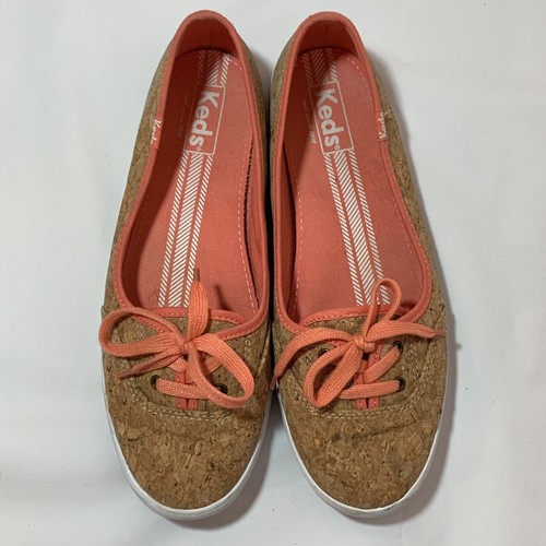 Keds Women's Size 9 Orange Cork Mesh Comfort Slip On Shoes Sneakers | eBay