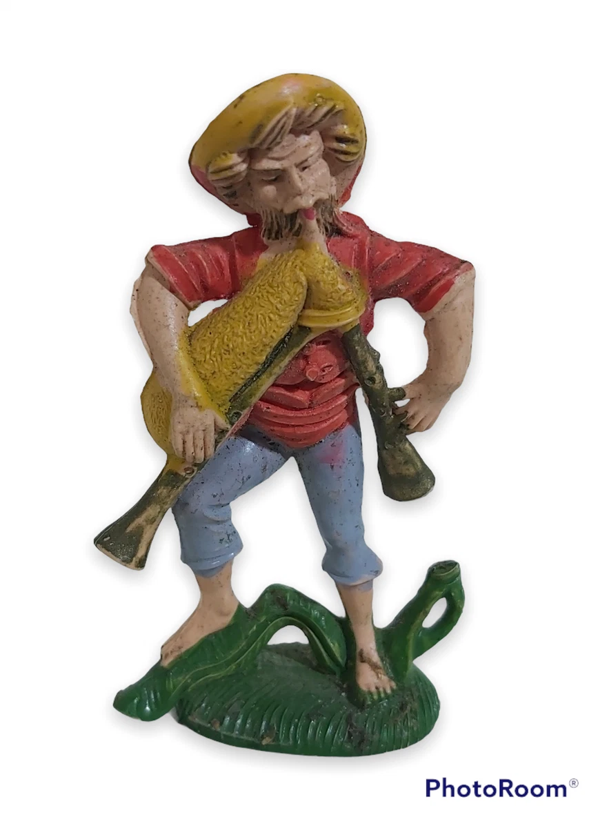 Ferrari & Arrighetti 2410NA14, Statuine presepe: Angelo Gloria, resina, Multicolore, 8.5 x 7 x 4 cm