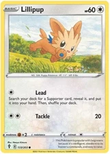 Lillipup Pokemon tcg Card 133/203
