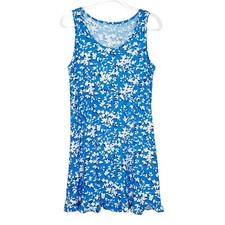 Draper James Blue Floral Nightgown Womens Size Small Medium Nightie Sleepwear