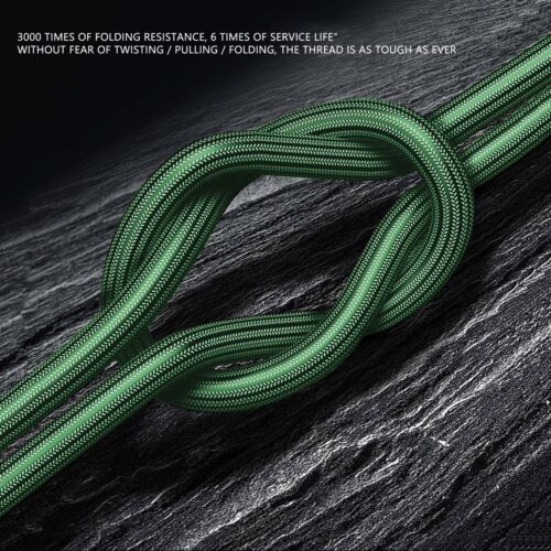 0.3M Micro USB Cable 5A Fast Charging Nylon Braided Data Cable For Android Phone - Picture 3 of 27