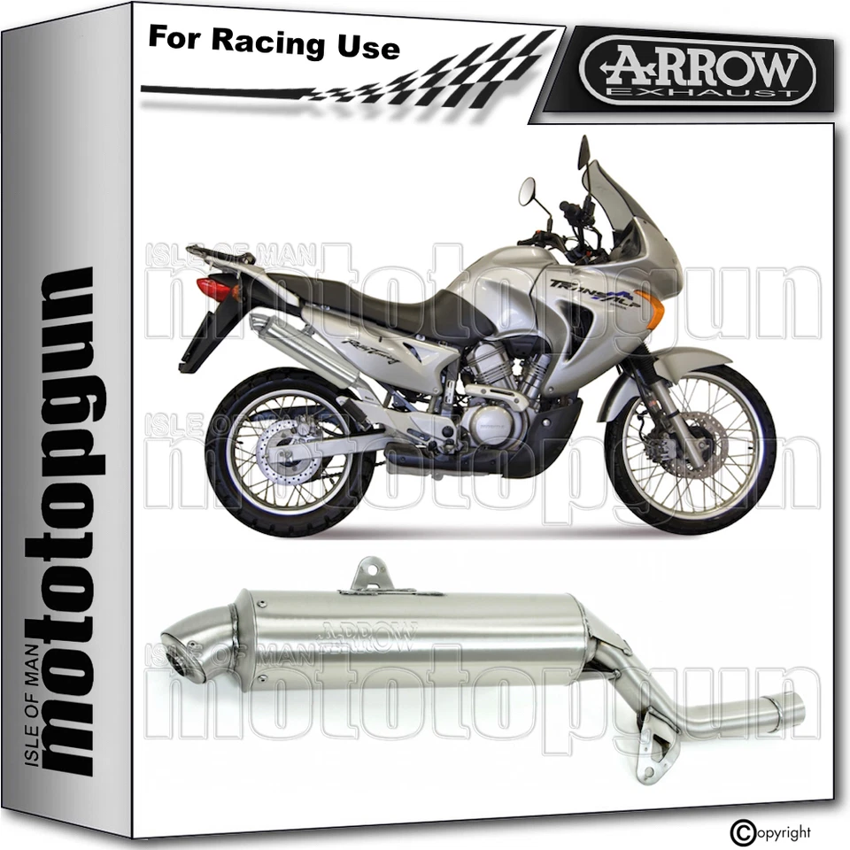 ARROW EXHAUST RACE PARIS DACAR HONDA XL 600 V TRANSALP 1987 87 1988 88 1989 89