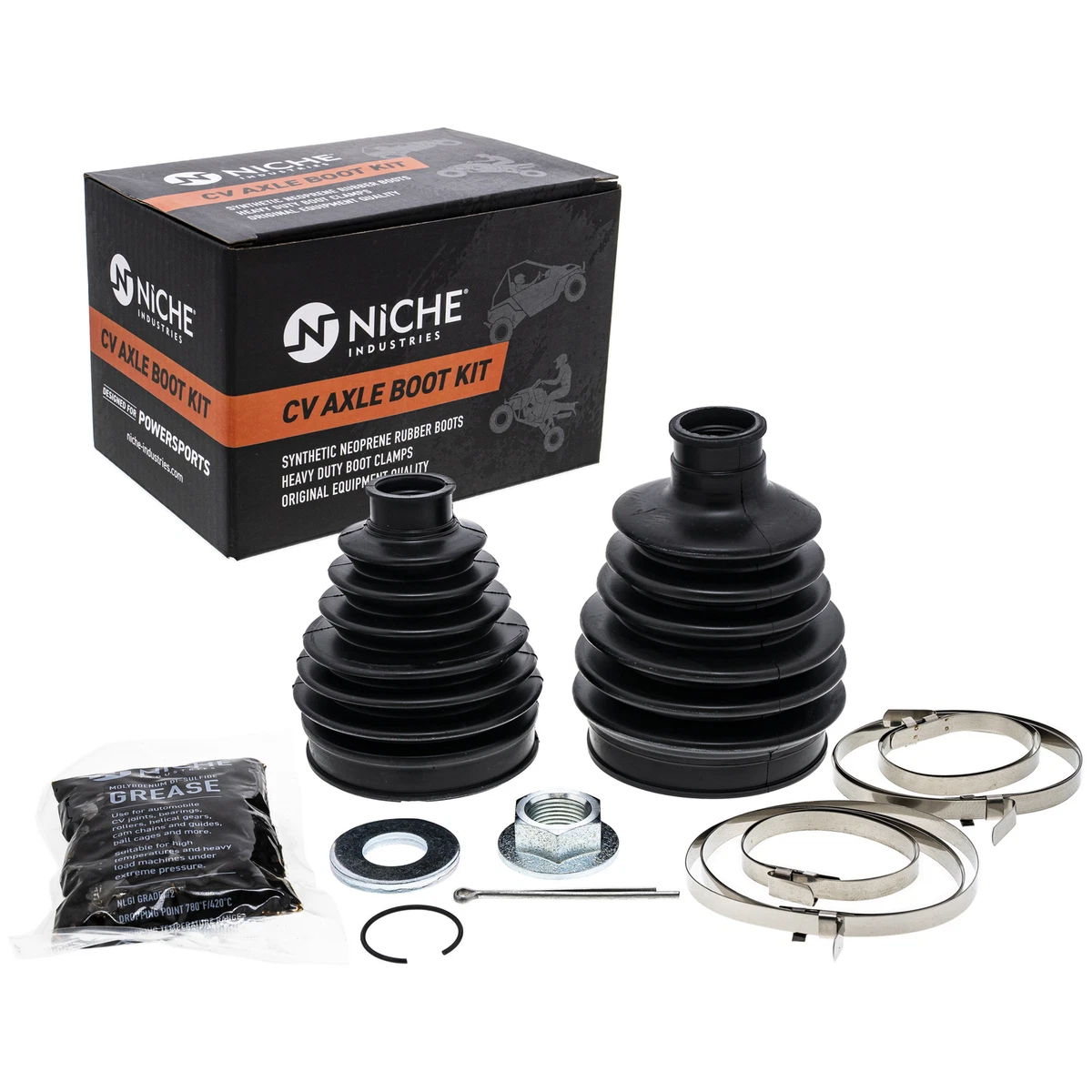 NICHE Rear CV Axle Boot Kit for Kawasaki Teryx 800 4 800 Mule Pro