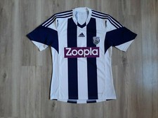 West Bromwich Albion Home football shirt 2013/2014 Jersey M Adidas Soccer