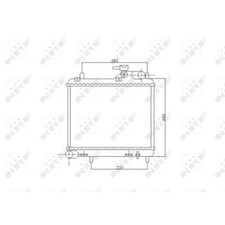 Kühler Motorkühlung NRF für Hyundai Accent II LC