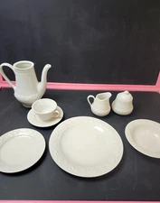 Homer Laughlin White Restaurant Ware Raised Fruit Embossed Edge (You Pick)