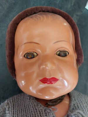 Poupée Ancienne Jacky SNF 40 Cm - France 1955 - Barboteuse Modes Et Travaux