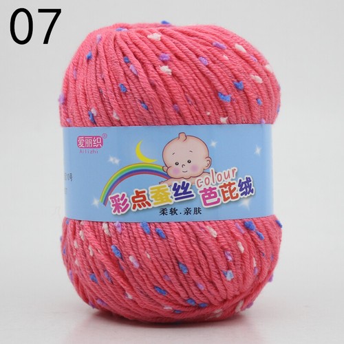 Fil En Laine Pêche À La Main En Coton Cachemire Tricot Crochet - Imagen 9 de 21