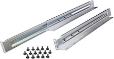 4POSTRAIL 4-Post Universal Rack Mount Rail Kit, Silver