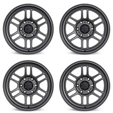 4x Enkei Truck Rpt1 Rims Wheels 17x9 6x139.7 Et0 Cb106.1mm Gunmetal