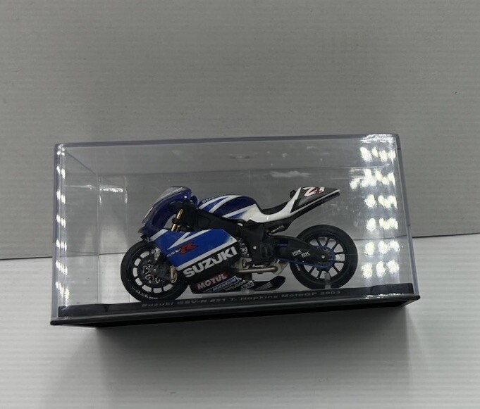 1:24 SUZUKI GSV-R #21 T.HOPKINS MOTOGP 2003 RAB070 IXO MODELS | eBay