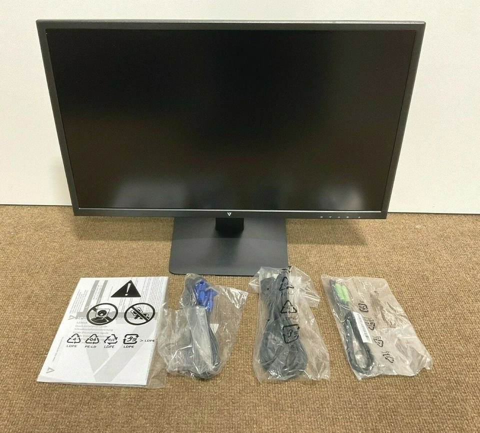 V7 23.6" LED LCD Display L236VA-2N ✅❤️️✅ AS IS - READ No Power Full Accessories - Image 2 of 4