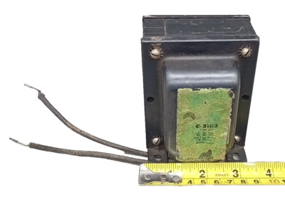 1 NOS  MERIT  TRANSFORMER C-3183 Choke Ham/Radio 8  Hy / 300 MA D.C.  / 80 OHMS
