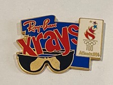 Ray-Ban X-rays Sunglasses Lapel Pin Team USA Atlanta Olympics 1996 United States