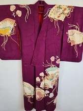 Set of 2,Antique Japanese Silk Kimono , gown, Dressing,Lingerie, Nightwear,41