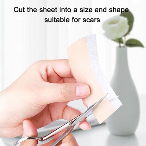 Scar Silicone Sheet Gel Patch Removal Skin Treatment Repair Wound Burn Natural✈ - Picture 6 of 13