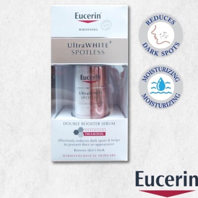  Eucerin 30ml Spotless UltraWHITE Double Booster Serum Whiten Glowing Cream  