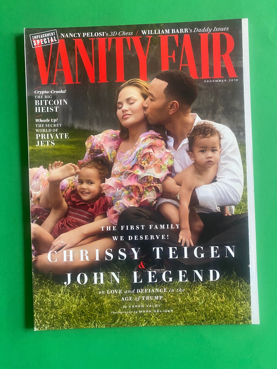 Vanity Fair Magazine December 2019 Chrissy Teigen & John Legend-Complete  Issue