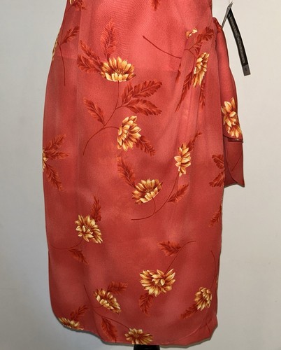 NWT John Roberts Beautiful Faux Wrap Dress Size 12 Lined - Picture 4 of 13