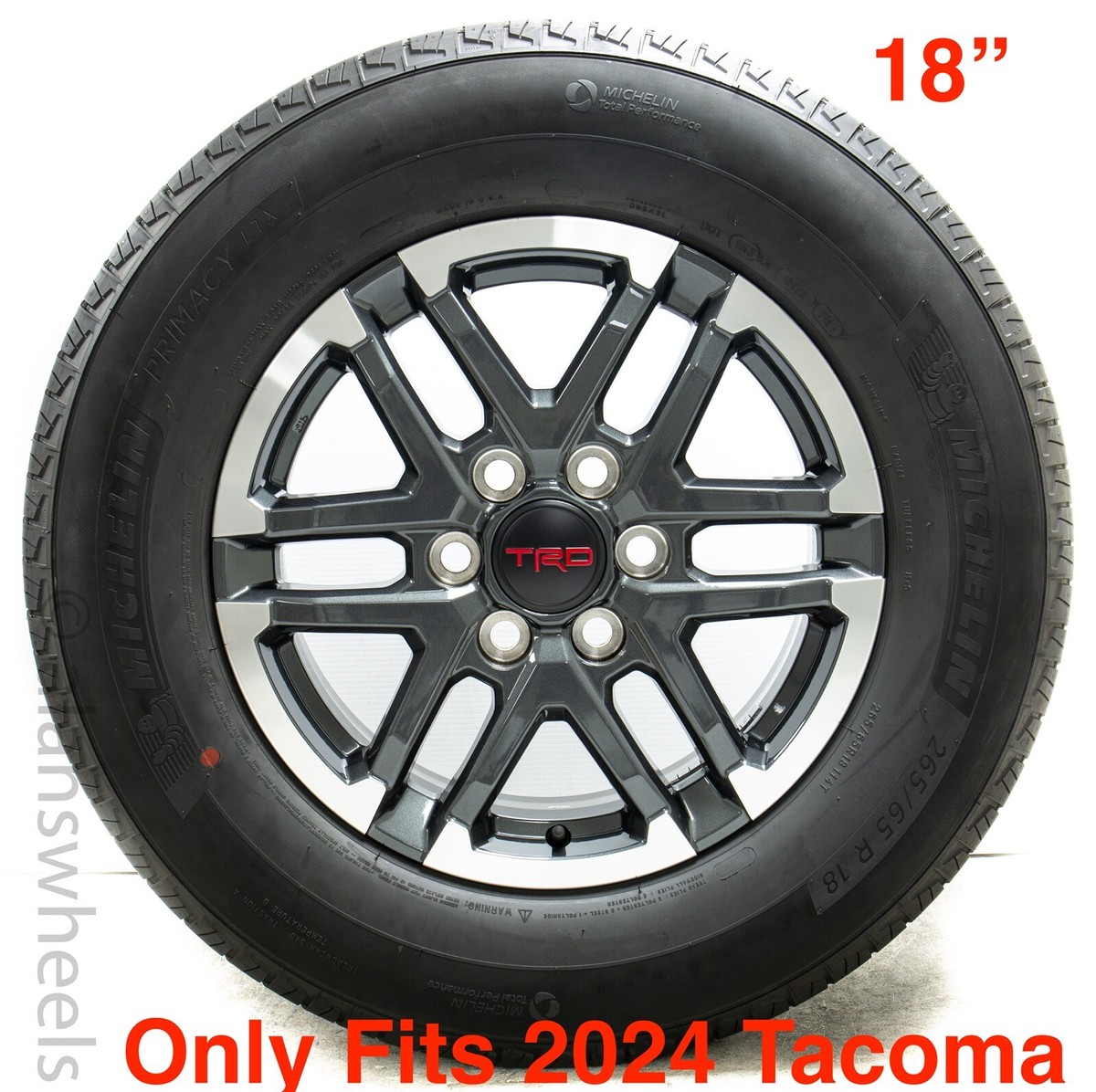 ◆TOYOTA ホイール18インチ★235/50R18★2024年ラジアルタイヤ 4 2024 Toyota Tacoma 18