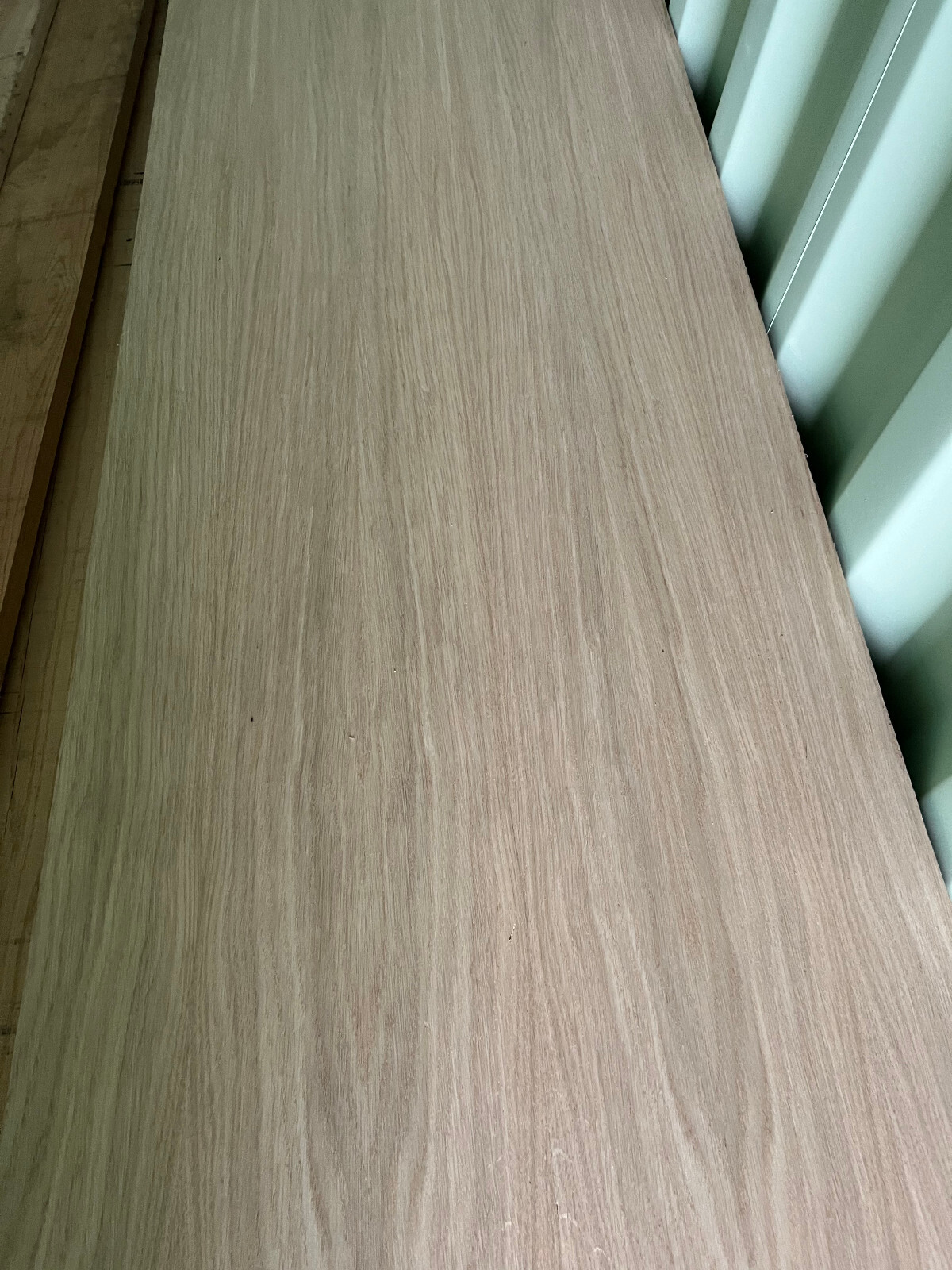 Oak Veneer MDF Crown Cut Veneered MDF Board Crown Cut Oak Sheets one ...