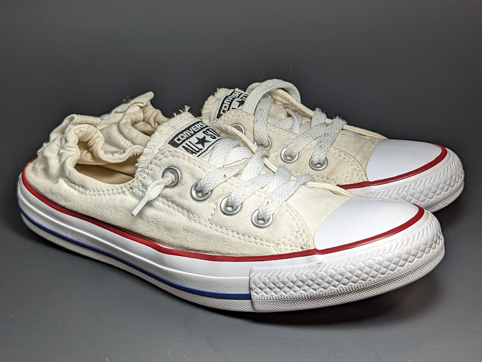 Converse Chuck Taylor All Star Shoreline Shoes Women's Size 8 White Slip On