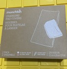 Munchkin Soft Diaper Changing Pad Covers - White And Pink- 2pk — photo 1