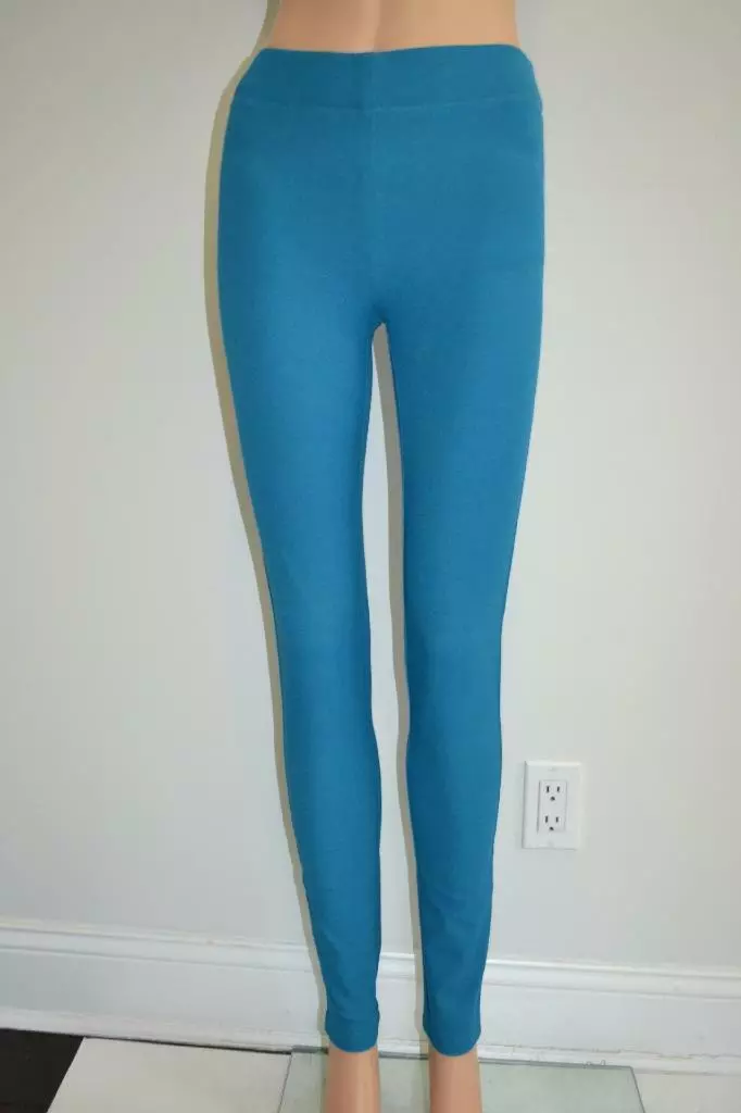 NWT Joseph Turquoise Gabardine Stretch Pull-On Leggings/Pants Size