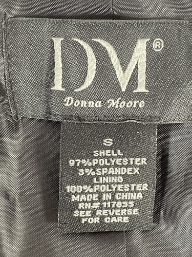 Donna Moore Blazer Womens Small Red Black Giraffe Button VNeck Career - Picture 10 of 10