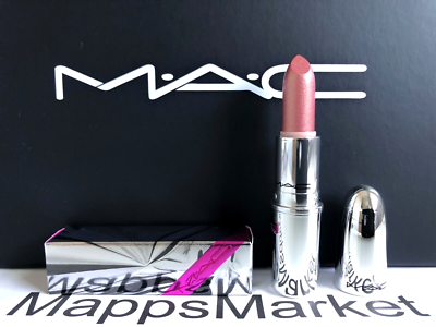 MAC Shiny Pretty Things Lipstick At Leisure, Babetown, Both Cheeks