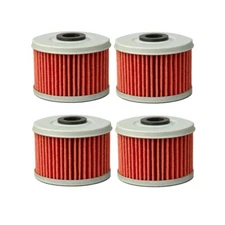 4 Oil Filter Filters for Honda TRX 250 250X 300 300FW 300EX 400EX Rancher 350