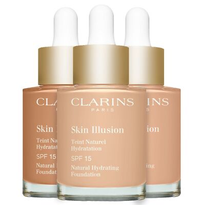 Clarins Skin Illusion Natural Hydrating Foundation SPF 15 (Choose your shade)