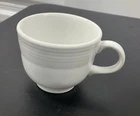 Vintage Fiesta Fiestaware White Ring Handle Tea Coffee Cup.