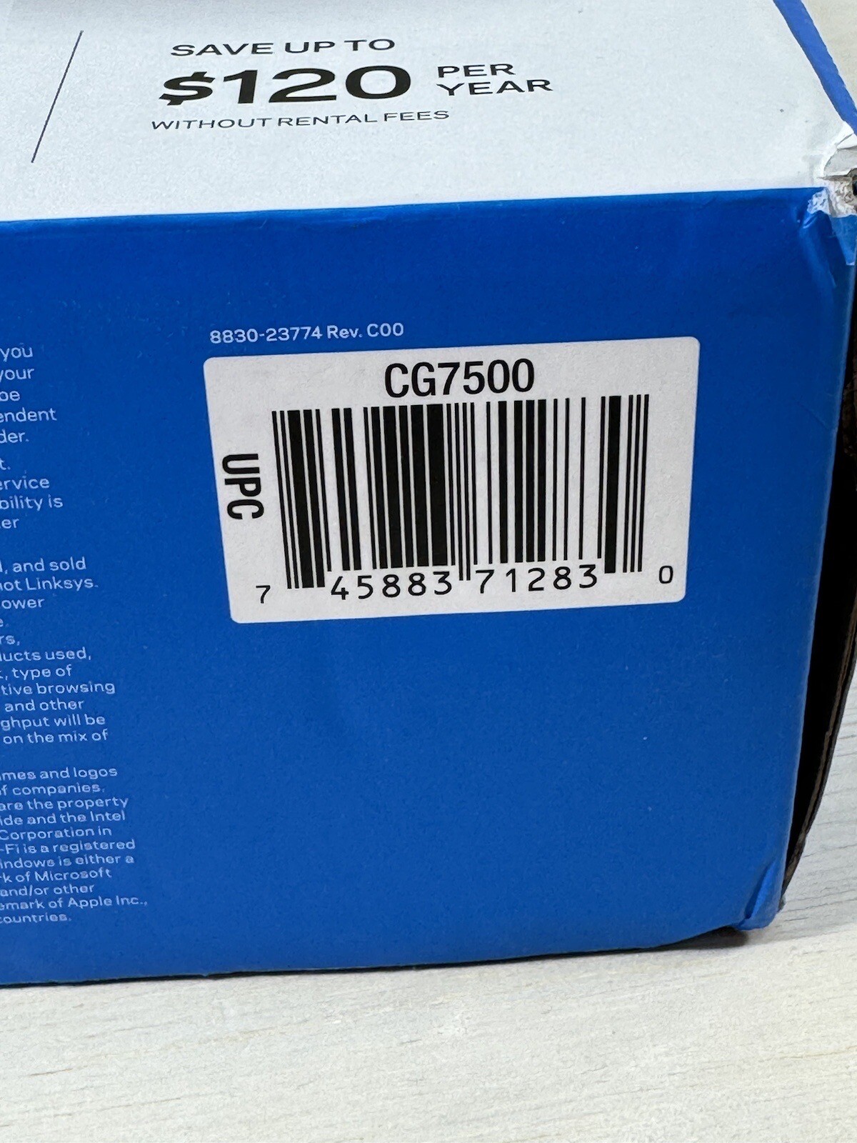 LinkSys Router CG7500 AC1900 DUALBAND WIFI Cable 2 In 1 Modem Fast