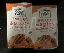 Good Earth Herbal  Black Tea, Sweet  Spicy, 2 Boxes, 36 total Tea's
