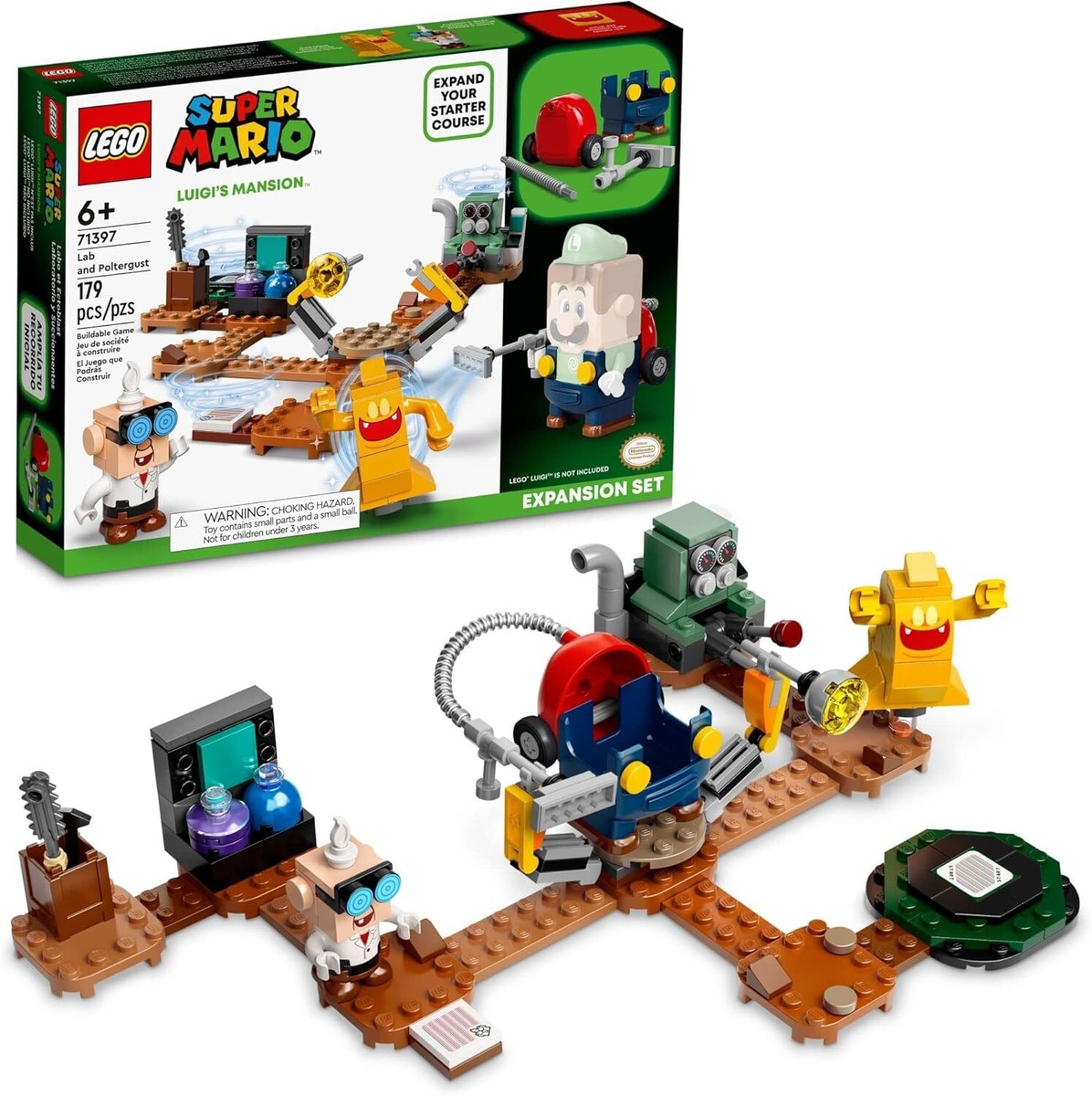 LEGO Super Mario Luigi's Mansion Lab and Poltergust Expansion Set